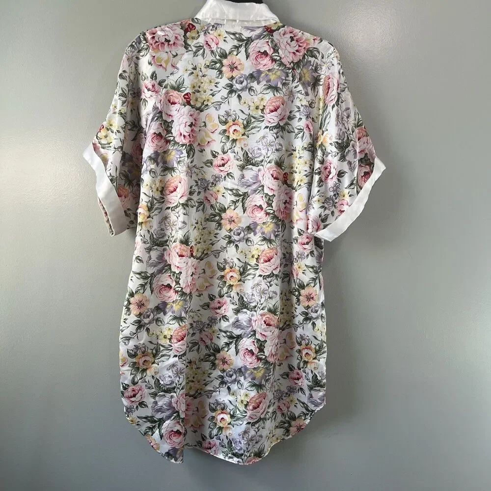 Kathryn floral satin